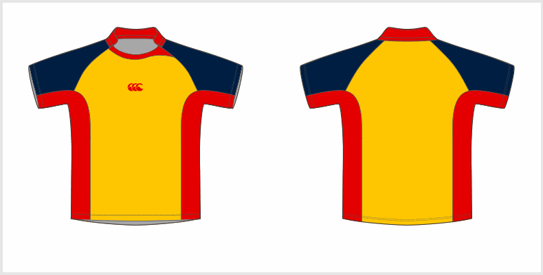 Rugby Jersey シンプル スタイル C design(simple style-C)