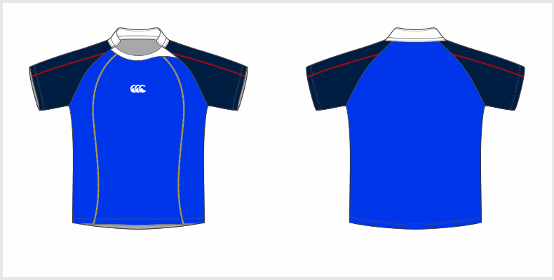 Rugby Jersey シンプル スタイル E design(simple style-E)