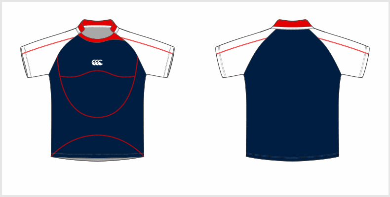 Rugby Jersey シンプル スタイル F design(simple style-F)