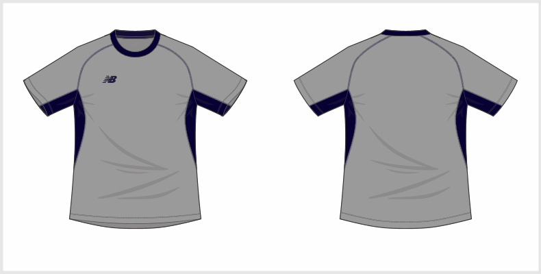 飾りステッチ ゲームシャツ (染め生地仕様)(JMFC0104)