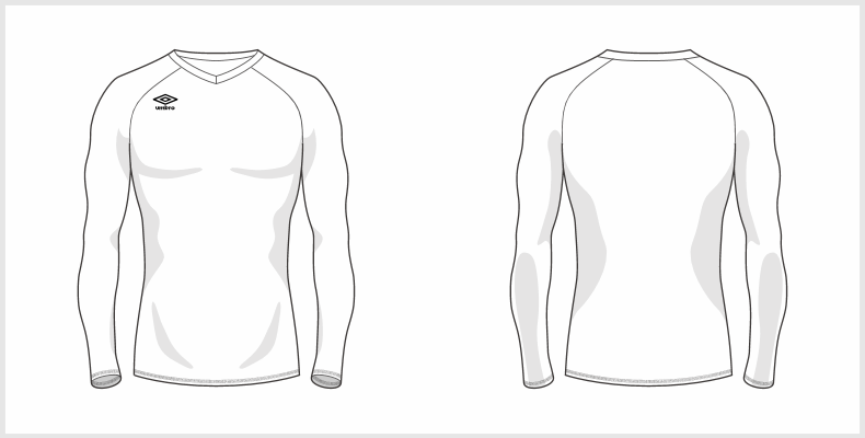 【在庫限り】長袖 パワーインナー Vネックシャツ(UAS9701L)