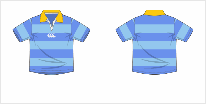 Rugby Jersey キッズジャージ B design(kids jersey-B)