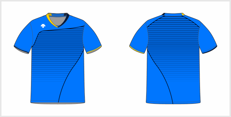 ライトコンポ バレーボール ゲームシャツ(OVL-L4422)