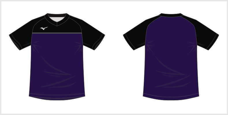 デザインプリント PLUS バレーボール ゲームシャツ(V2JQ0A06)