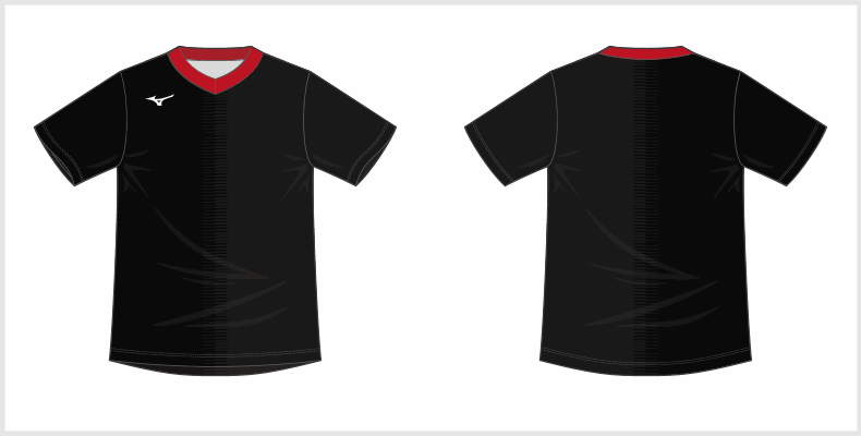 デザインプリント STANDARD バレーボール ゲームシャツ(V2JQ0010)