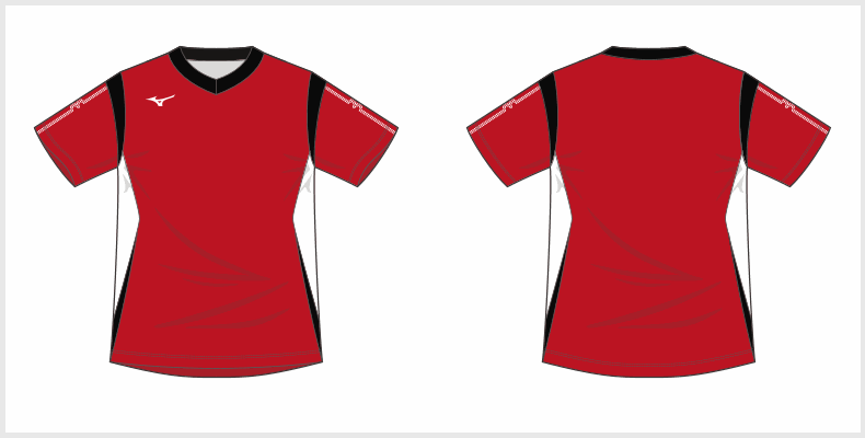 デザインプリント STANDARD バレーボール ゲームシャツ(V2JQ2030)